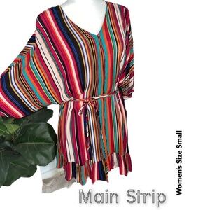 Main Strip stripped Mini Dress Size S